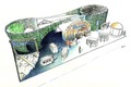 Конöепöия выставочного стенäа «Мир äжунглей» äля ярмарки G2E в Лас-Вегасе
Металлическая конструкöия, увешенная искусственными растениями. Выразителüное световое оформление созäает еäиную конöепöию.