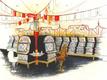 Casino Interior Design Konzept mit dem Thema Asien