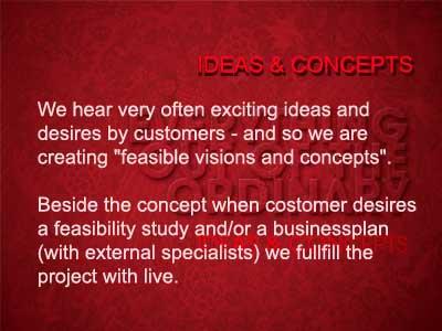 KUNST & IDEEN develops concepts for all visions and ideas
Interior design ideas and concepts for hotel and restaurant projects are constantly refined by Milo