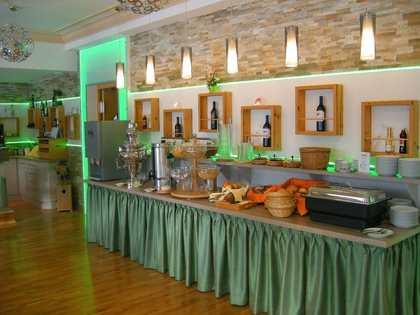 The New Buffet In The Hotel Restaurant In The Hotel Montana Bad Mitterndorf