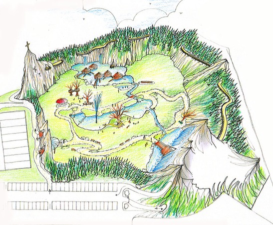 Architectural Design Concept on The Wolfgangsee Lakechildren Playground And Theme Park Design Concept