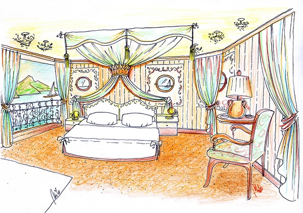 Romantic Hotel Room Design Planning For A Theme Hotel
