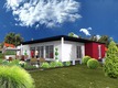 Bungalow for solid construction and prefabricated buildings.