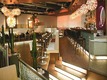 Restaurant interior design for a lounge bar  - view with projection on the walls