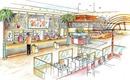 Ristorante Lounge bar interior pianificazione della progettazione - proposta interior design per la cucina spettacolo