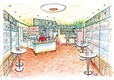 Classic and modern kiosk design and bar planning