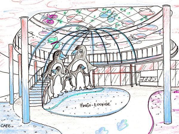 Proiectare pentru copii Acasa - fatada a unui concept de îngrijire a copilului din Chemnitz
Design oras de joaca pentru copii si de planificare într-un centru comercial din Chemnitz - pinguini oras ca decorativ, elemente de stil climbable în centrul camerei, în jurul piesei de cafea si confortabile si zone de siguranta.