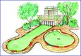 Adventure Minigolf - design and  planning for a large site in Germany
 Adventure Minigolf - design and planning - one of the project´s elements  which is  wonderfully embedded in nature .