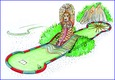 Adventure theme Minigolf - design and planning for a large site in Germany
Adventure Minigolf - design and  planning - an element of the project that is wonderfully embedded in nature here.