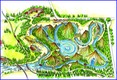 Children castle park & playground design - with many attractions and play opportunities.