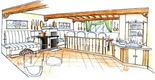 Country House Design - cucine fattoria Carinzia interior design e progettazione