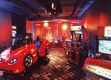 Design casino - casinò di New York come un elemento di stile per apparecchiature elettroniche arcade.