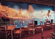 Gastronomia concetto: WildWest ristorante lounge bar in WildWest con un artistico 3D di parete