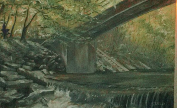 The artist Domenico Stago - paints wonderful forest moods - a bridge over a stream - you can hear the water rushing ....
The artist Domeniko '' Mimmo '' Stago - stage designer and excellent painter - shows sensitive forest scenes full of exciting lighting effects. You can reach Mimmo .: 0043 (0) 660 4883389 or e-mail: stago57@gmail.com