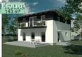 Wonderful wooden prefabricated house GALA - with 143m ² - with an unbeatable price