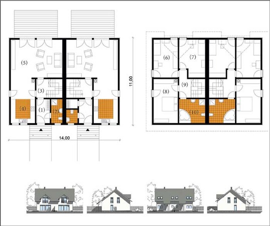 Foarte atractiv confortabil 2 familii din lemn case Two prefabricate - cu 2x 129 m² - la un pret
Casa Two - prefabricate din lemn cu doua - cu 2x 129m ² spatiu de locuit - o casa de bun-simt, cu caracteristici de nalta calitate - la un pret senzational. Suntem fericiti sa-si planifice, de asemenea, casa ta individuale de vis